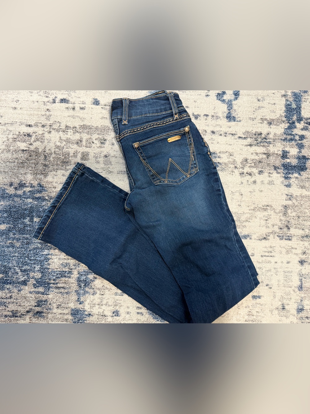 Wrangler Blue Bootcut Denim Jeans